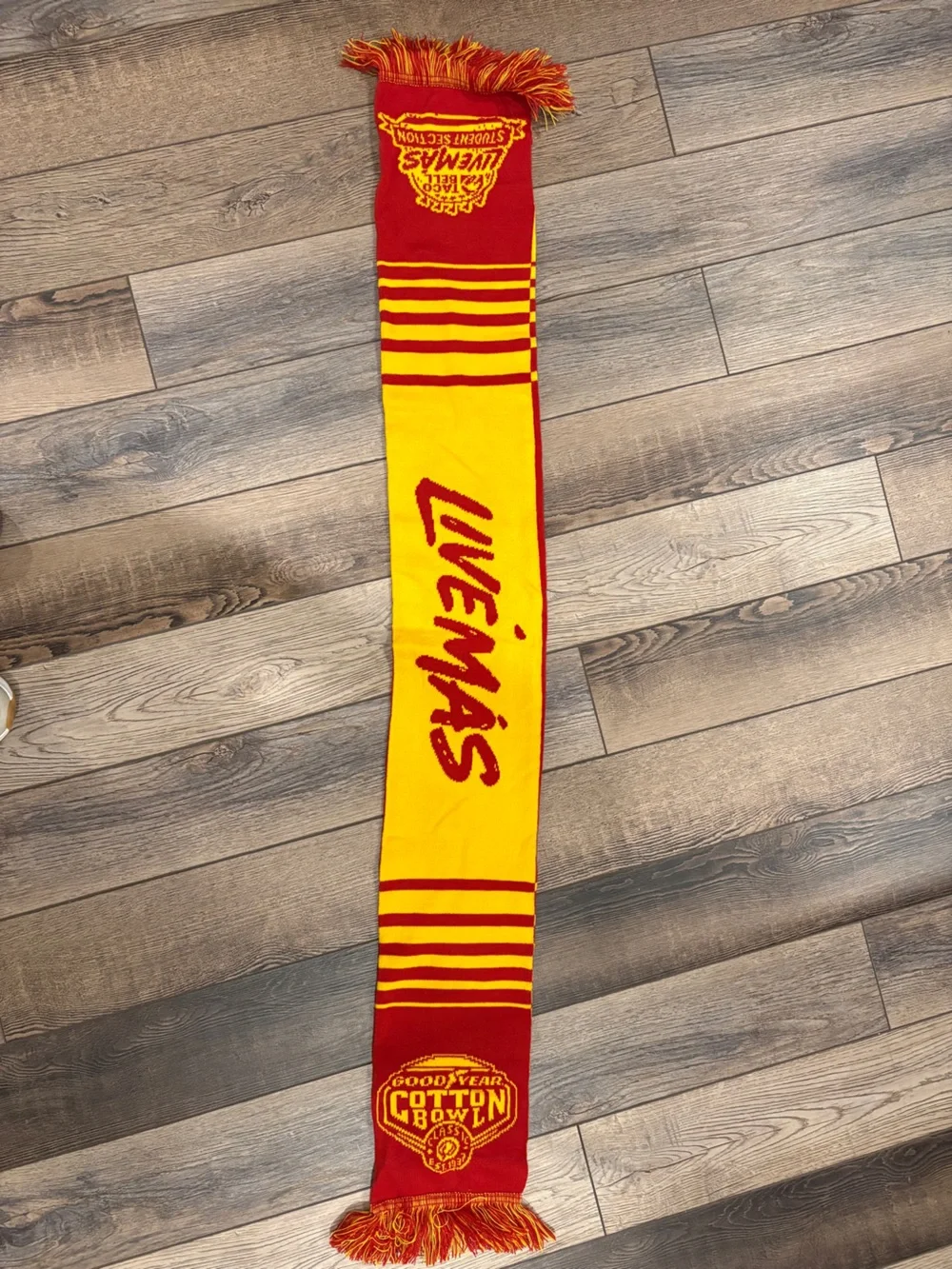 Taco Bell Live Más USC Trojan Student Section Fan Scarf